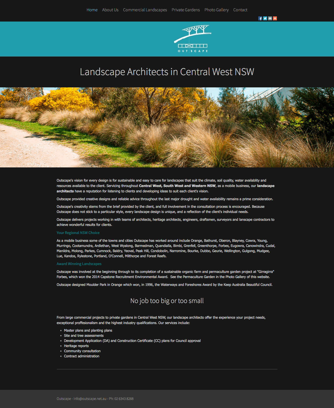 Landscape architect Central West NSW – Outscape Landscape designers - Landscape architect Central West NSW – Outscape