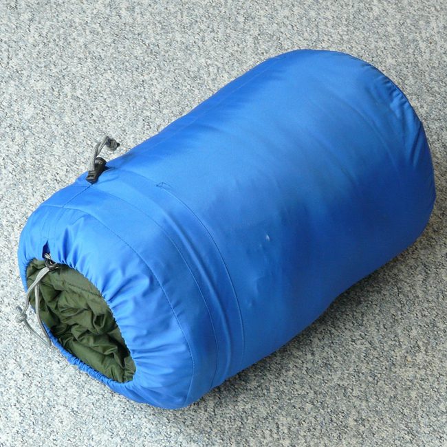 store your camping gear - Sleeping bag