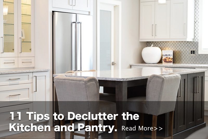ways to declutter the kitchen and pantry - read more